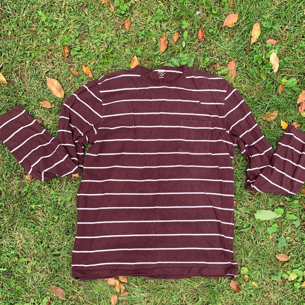 Striped pocket shirt